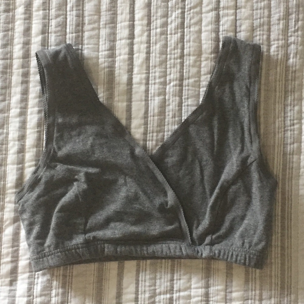 Soft stretchy maternity or breastfeeding bra